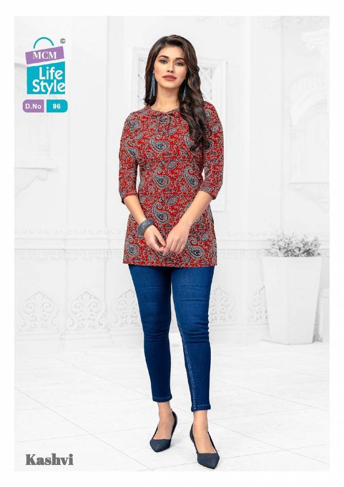 Kashvi Vol 7 By Mcm Cotton Printed Ladies Top Wholesale Online